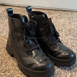 UGG Ashton Black glitter Kids Boots